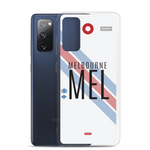 Load image into Gallery viewer, MEL - Melbourne Samsung phone case with airport code
