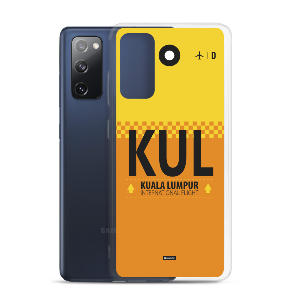 KUL - Kuala Lumpur Samsung phone case with airport code