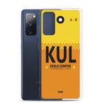 Load image into Gallery viewer, KUL - Kuala Lumpur Samsung phone case with airport code
