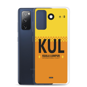 KUL - Kuala Lumpur Samsung phone case with airport code