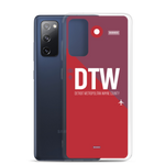 Load image into Gallery viewer, DTW - Detroit airport code Samsung phone case
