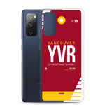 Lade das Bild in den Galerie-Viewer, YVR - Vancouver Samsung-Handyhülle mit Flughafencode
