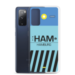 Load image into Gallery viewer, HAM - Hamburg Samsung phone case with airport code
