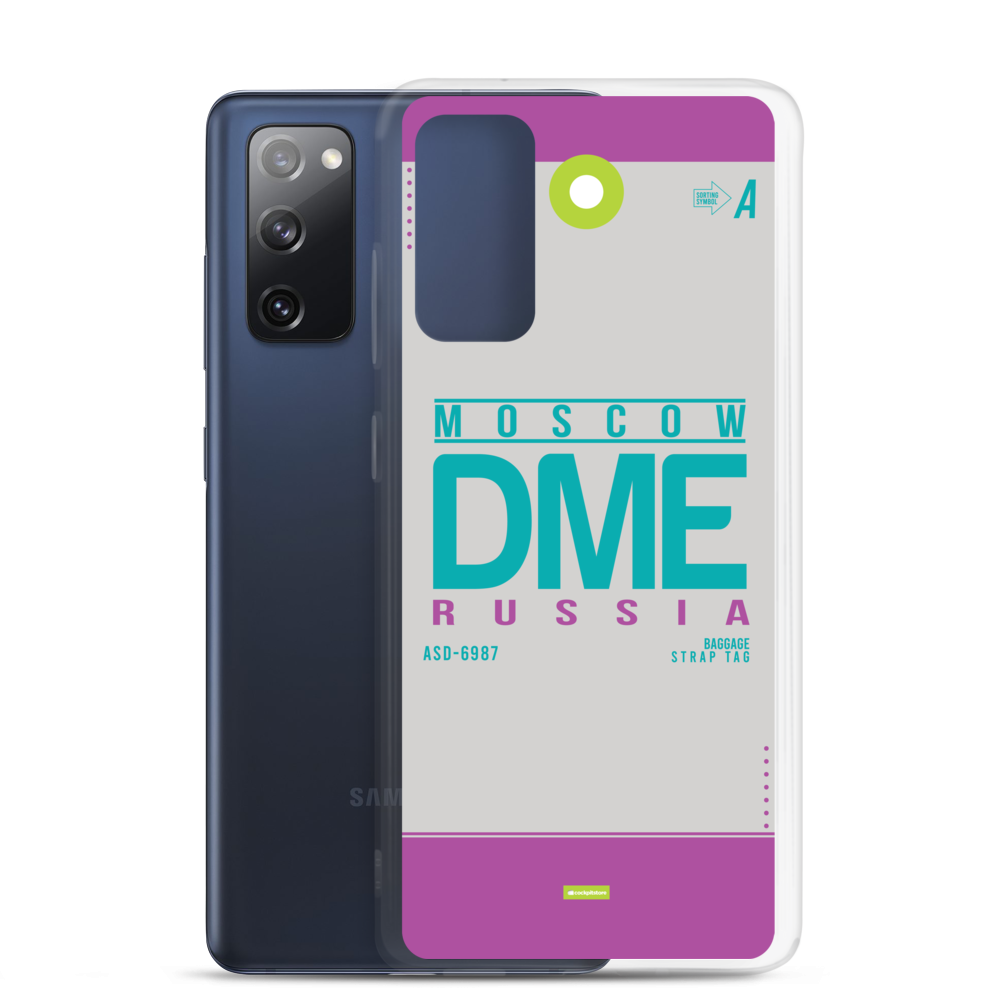 DME - Moscow Samsung phone case with airport code