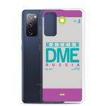 Load image into Gallery viewer, DME - Moscow Samsung phone case with airport code
