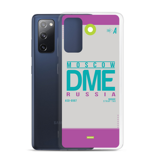 DME - Moscow Samsung phone case with airport code