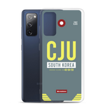 Load image into Gallery viewer, CJU - Jeju Samsung phone case with airport code
