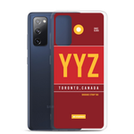 Load image into Gallery viewer, YYZ - Toronto airport code Samsung phone case
