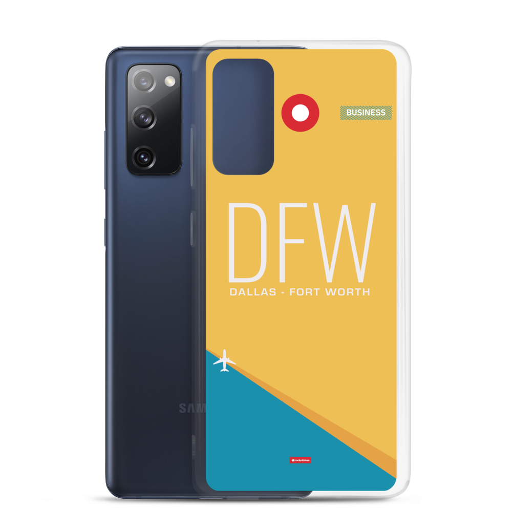 DFW - Dallas - Fort Worth Samsung phone case with airport code