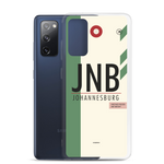 Load image into Gallery viewer, JNB - Johannesburg Samsung phone case with airport code
