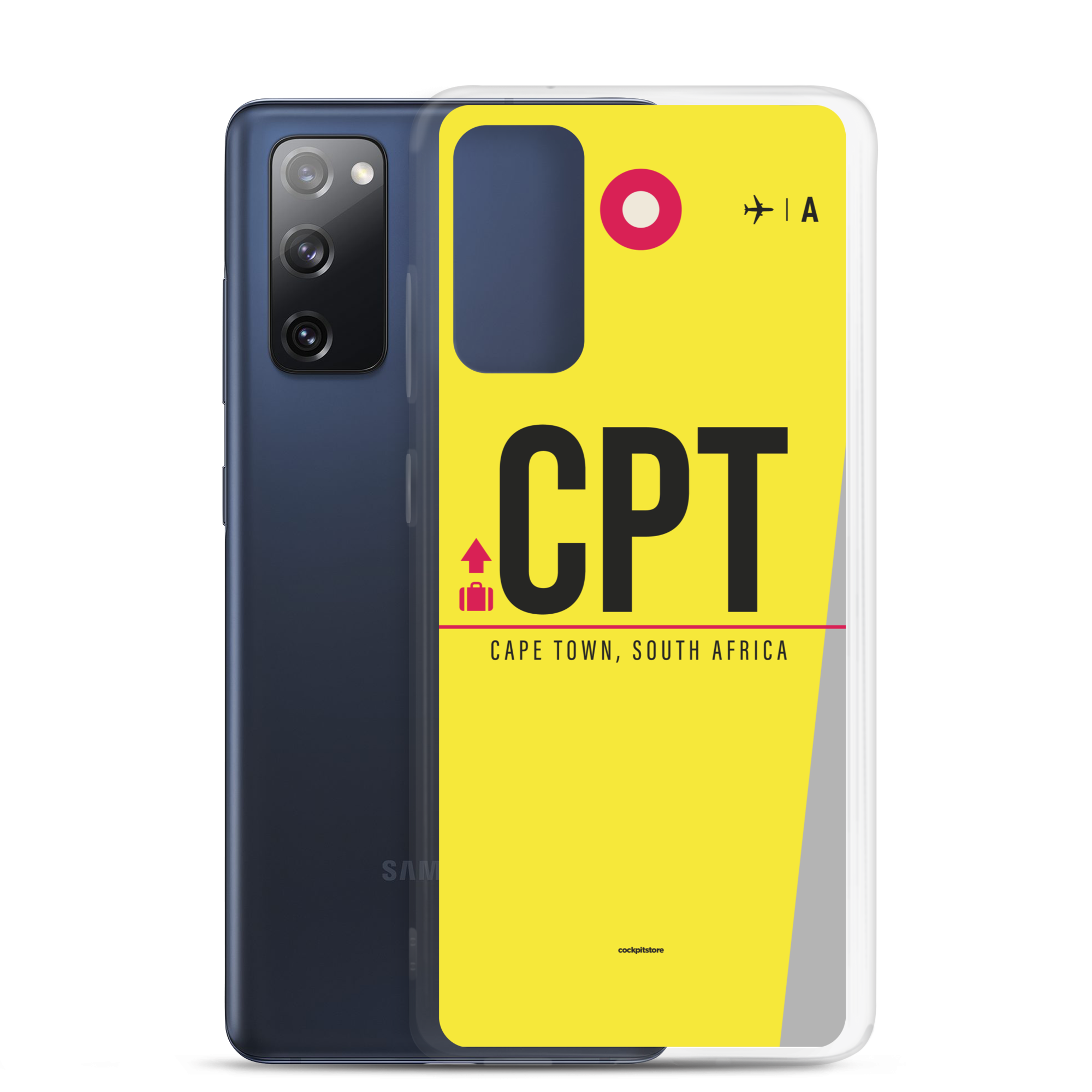 CPT - Cape Town Samsung phone case with airport code