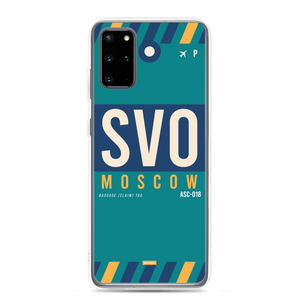 SVO - Moscow Samsung phone case with airport code