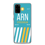 Load image into Gallery viewer, ARN - Stockholm Samsung phone case with airport code
