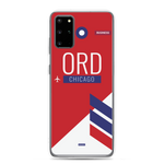 Load image into Gallery viewer, ORD - Chicago airport code Samsung phone case
