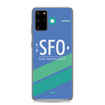 Lade das Bild in den Galerie-Viewer, SFO - San Francisco Samsung-Handyhülle mit Flughafencode
