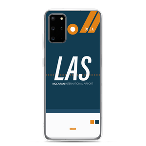 LAS - Las Vegas Samsung-Handyhülle mit Flughafencode