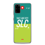 Lade das Bild in den Galerie-Viewer, SLC - Salt Lake City Samsung-Handyhülle mit Flughafencode
