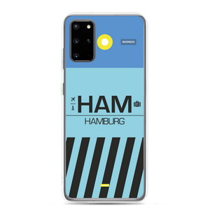 HAM - Hamburg Samsung-Handyhülle mit Flughafencode