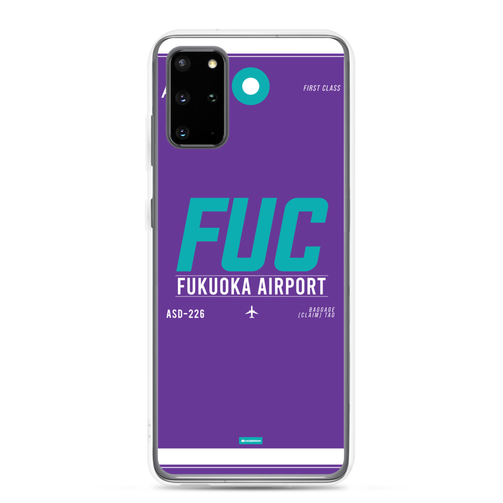 FUK - Fukuoka Samsung-Handyhülle mit Flughafencode