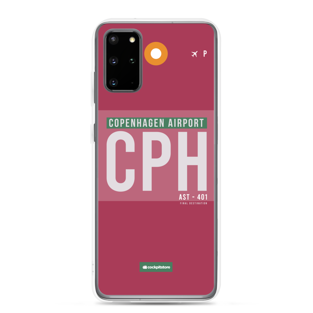 CPH - Copenhagen Samsung-Handyhülle mit Flughafencode