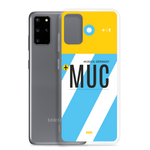 Load image into Gallery viewer, MUC - Munich Samsung phone case with airport code
