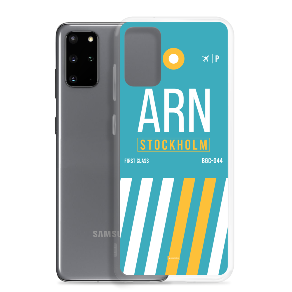 ARN - Stockholm Samsung-Handyhülle mit Flughafencode