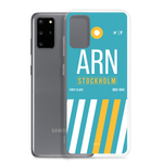 Load image into Gallery viewer, ARN - Stockholm Samsung phone case with airport code
