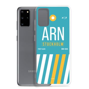 ARN - Stockholm Samsung-Handyhülle mit Flughafencode