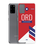 Load image into Gallery viewer, ORD - Chicago airport code Samsung phone case
