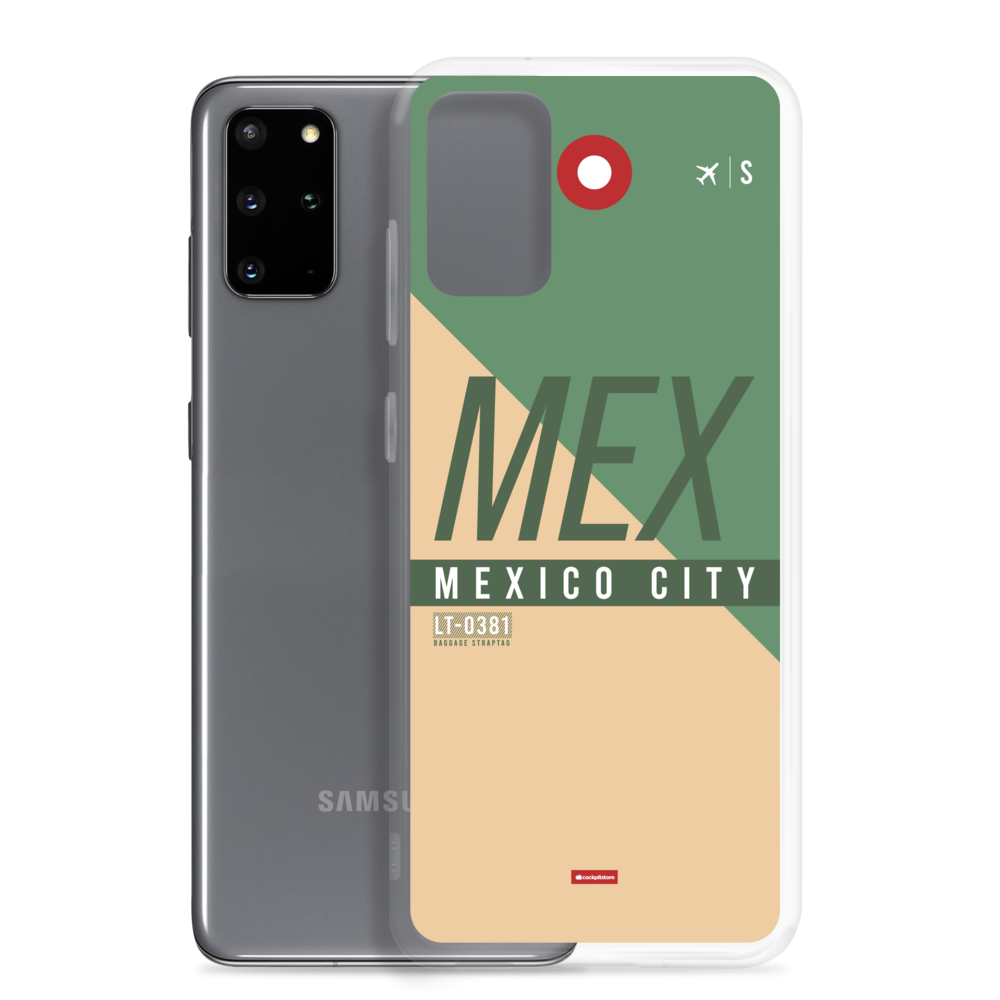 MEX - Mexico Samsung phone case with airport code