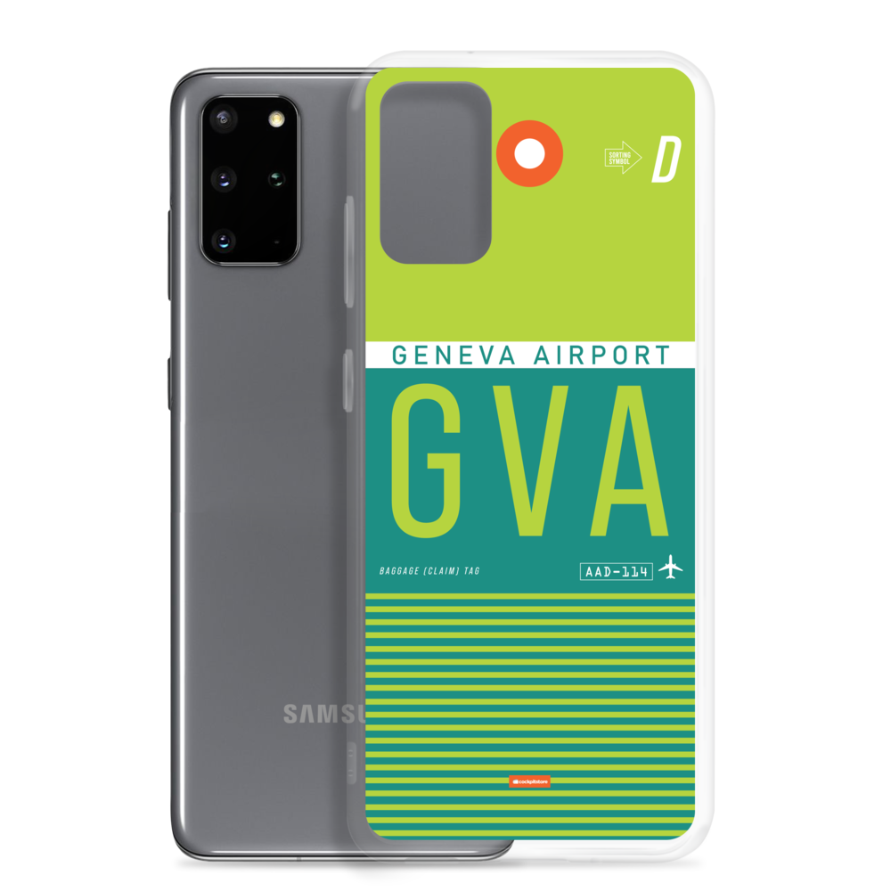 GVA - Geneva Samsung phone case with airport code