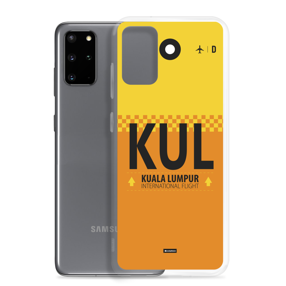 KUL - Kuala Lumpur Samsung phone case with airport code