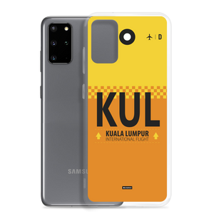 KUL - Kuala Lumpur Samsung phone case with airport code