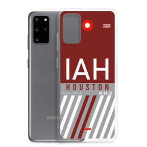 IAH - Houston Samsung-Handyhülle mit Flughafencode