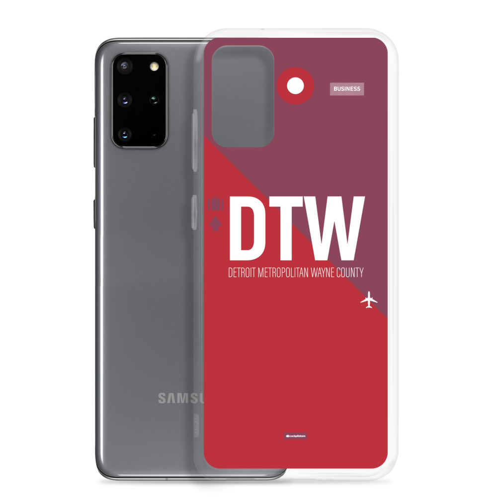 DTW - Detroit airport code Samsung phone case