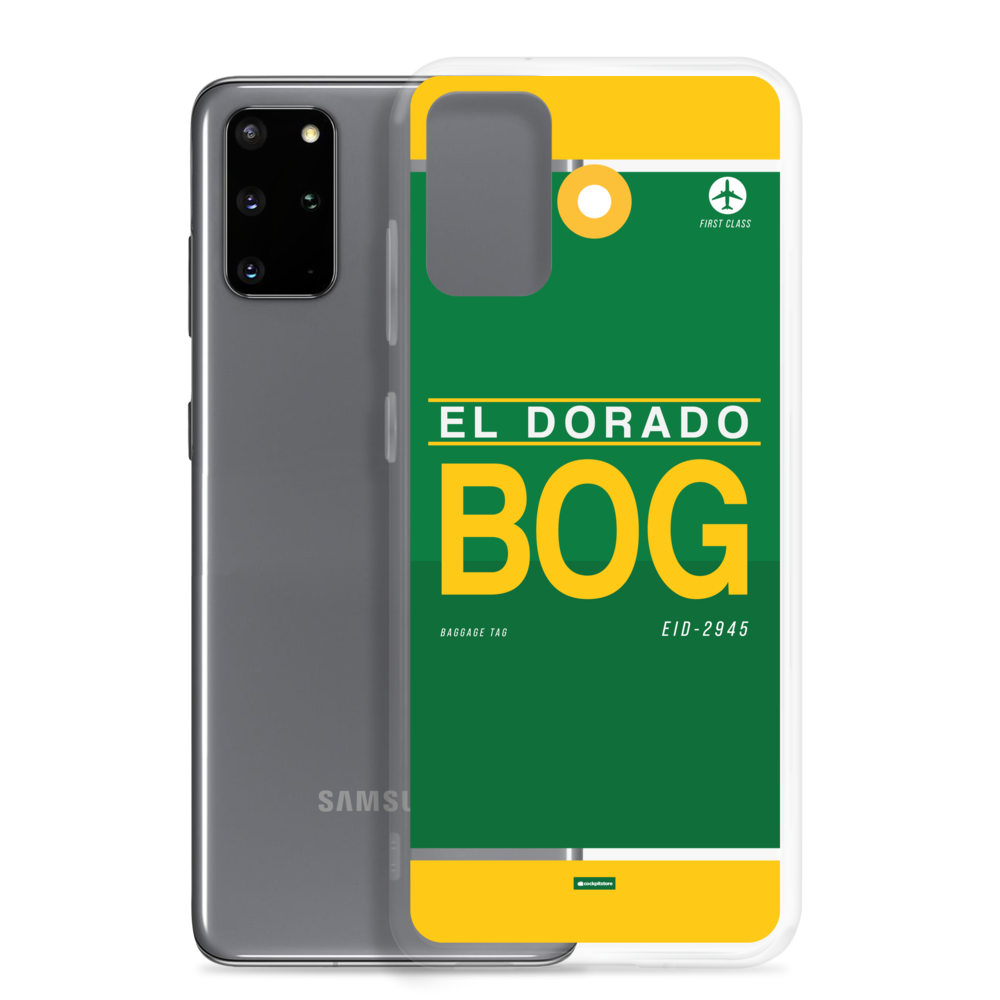 BOG - Bogota Samsung-Handyhülle mit Flughafencode