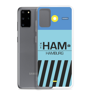 HAM - Hamburg Samsung-Handyhülle mit Flughafencode