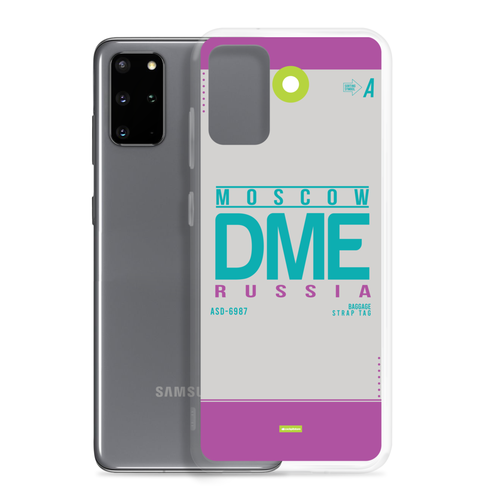 DME - Moscow Samsung phone case with airport code