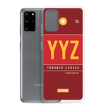 Load image into Gallery viewer, YYZ - Toronto airport code Samsung phone case
