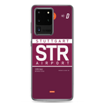 Lade das Bild in den Galerie-Viewer, STR - Stuttgart Samsung-Handyhülle mit Flughafencode
