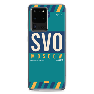 SVO - Moscow Samsung phone case with airport code