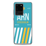 Load image into Gallery viewer, ARN - Stockholm Samsung phone case with airport code
