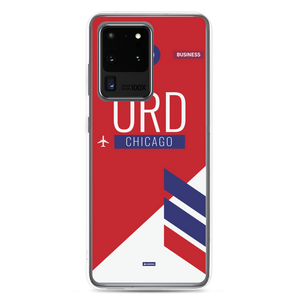 ORD - Chicago Samsung-Handyhülle mit Flughafencode