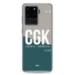 Load image into Gallery viewer, CGK - Jakarta Samsung phone case with airport code
