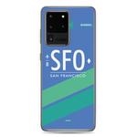 Lade das Bild in den Galerie-Viewer, SFO - San Francisco Samsung-Handyhülle mit Flughafencode

