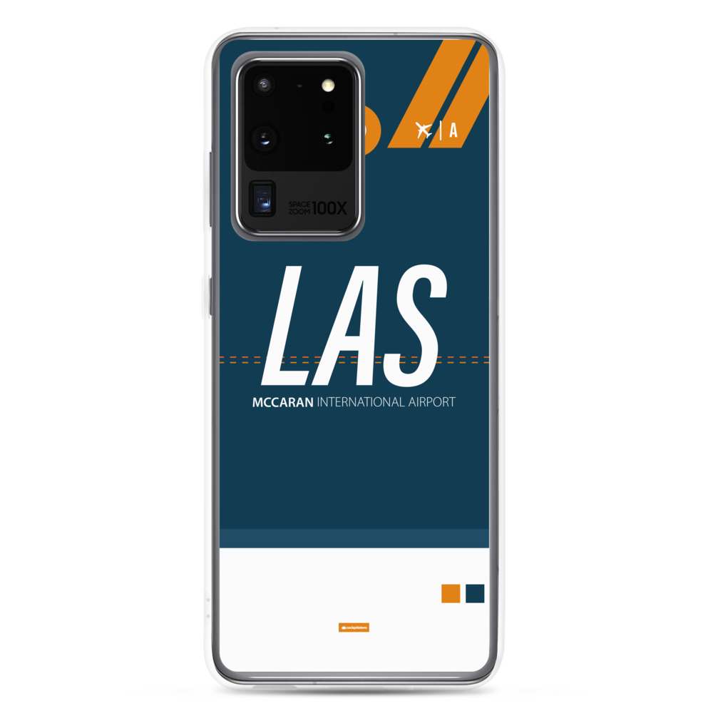 LAS - Las Vegas Samsung-Handyhülle mit Flughafencode