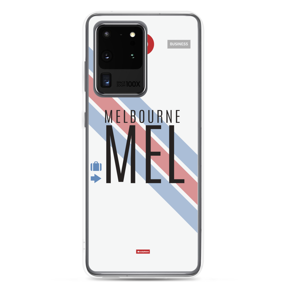 MEL - Melbourne Samsung phone case with airport code