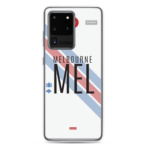 MEL - Melbourne Samsung phone case with airport code