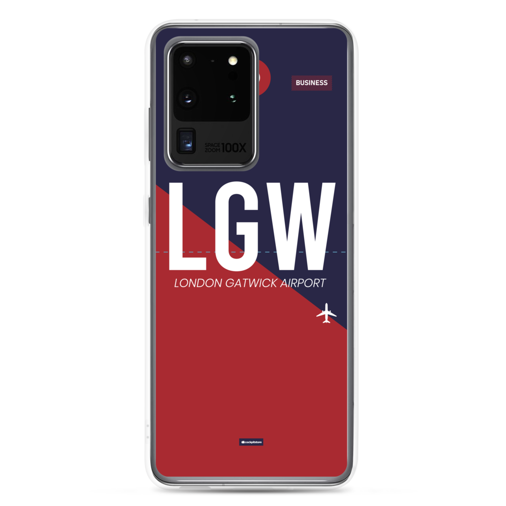 LGW - London - Gatwick Samsung-Handyhülle mit Flughafencode