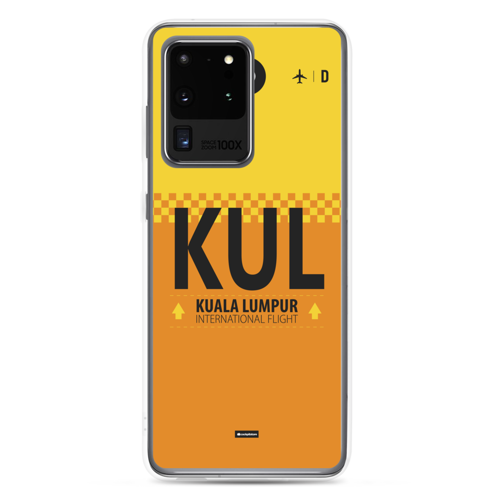 KUL - Kuala Lumpur Samsung phone case with airport code